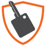 Buick Guaranteed Asset Protection (GAP) Coverage Logo with Car Key Icon - Courtesy Buick GMC (Lafayette) in Lafayette LA